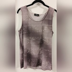 Allura Medium Purple Tank Top with Frill a Design